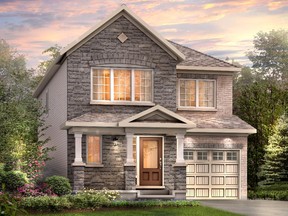 The Kinghurst is a three-bedroom single-family home with 1,785 square feet on a 30-foot lot.