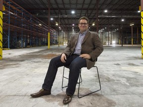 Chuck Rifici, then with Tweed Marijuana, sits in the former Hershey's chocolate factory in September 2013. Within a year, he would be gone as CEO. Litigation over his dismissal continues, offering a glimpse of the burgeoning marijuana products industry at ground zero.