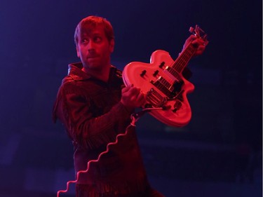 Dan Auerbach of The Black Keys performs in support of their Turn Blue World Tour at Canadian Tire Centre on Wednesday, September 17, 2014.