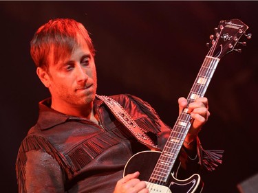 Dan Auerbach of The Black Keys performs in support of their Turn Blue World Tour at Canadian Tire Centre on Wednesday, September 17, 2014.