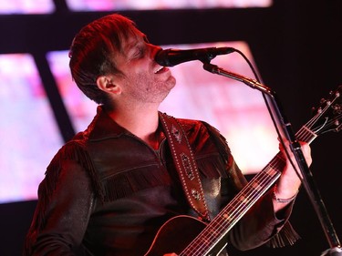 Dan Auerbach of The Black Keys performs in support of their Turn Blue World Tour at Canadian Tire Centre on Wednesday, September 17, 2014.