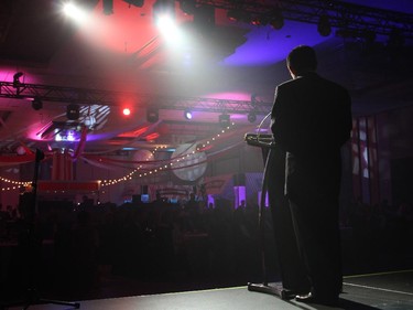 David Park, director of the University of Ottawa's Brain and Mind Research Institute, addressed the crowd at the UofO Faculty of Medicine's 2nd annual Abracadabra: A Night of Magic and Medicine Gala held Saturday, Sept. 27, 2014, at the Westin Hotel.