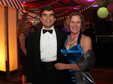 Dr. Martin Osmond, CEO and scientific director of the CHEO Research Institute, with his wife, Dr. Janet Nuth, at the 2nd annual gala hosted by the University of Ottawa's Faculty of Medicine on Saturday, Sept. 27, 2014, at the Westin Hotel.
