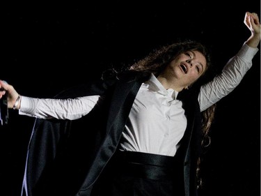 Ella Yelich-O'Connor, aka Lorde, on stage as Ottawa Folk Festival continues for the second day at Hog's Back Park.