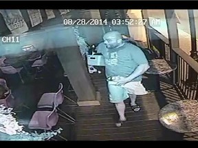 Police released this image of a suspect in a Montreal Road restaurant burglary on Aug. 28.