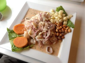 Ceviche at Petit Peru Resto Bar.