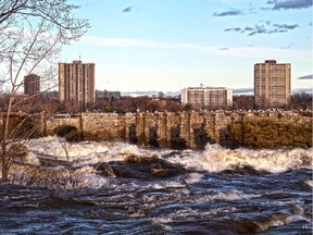 The Deschenes Rapids offer a powerful view of the Ottawa River.