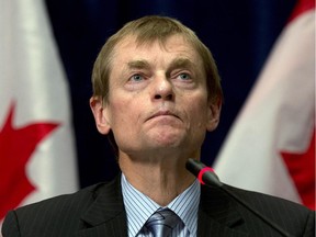 Deputy Chief Public Health Officer Gregory Taylor speaks during an announcement, Wednesday January 8, 2014 in Ottawa. Officials announced the first reported death in North America from H5N1 bird flu.