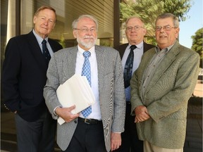 Bid-rigging trial defendants Tom Townsend, left, Don Powell, Phil McDonald and Dave Watts.