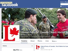 Liberal Party of Canada Facebook page.