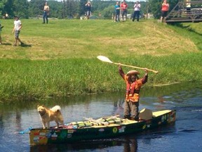 Mike Ranta and his dog, Spitzii, are on a 200-day, 8,000-kilometre canoe trip from Vancouver to Cape Breton.