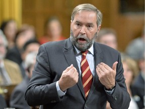 NDP leader Tom Mulcair was frustrated with the government's replies to questions Tuesday.