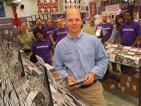 Steve Bleeker announced the closing of CD Warehouse Wednesday.