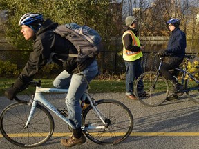 The city is being urged to spend $20 million annually on cycling, representing about 2.5 per cent of the transportation capital budget.