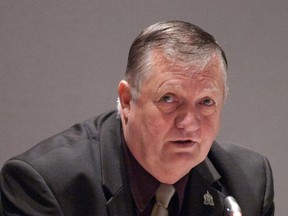 OTTAWA, ONT.: OCTOBER 10, 2012 -- Councillor Bob Monette at the Ottawa City Council meeting at City Hall in Ottawa, Ontario, October 10, 2012.   (Garth Gullekson / The Ottawa Citizen / Postmedia News) (For story by David Reevely, Neco Cockburn and Joanne Chianello) NEGATIVE NO:  110622