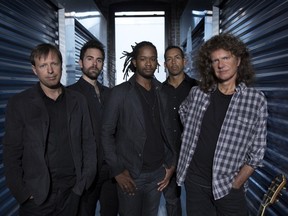 The Pat Metheny Unity Group includes, from left, Chris Potter, Giulio Carmassi, Ben Williams, Antonio Sanchez and Pat Metheny.