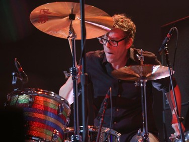 Patrick Carney of The Black Keys performs in support of their Turn Blue World Tour at Canadian Tire Centre on Wednesday, September 17, 2014.