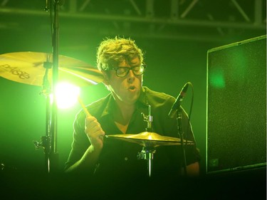 Patrick Carney of The Black Keys, performs in support of their Turn Blue World Tour at Canadian Tire Centre, in Ottawa on September 17, 2014. (Jana Chytilova / Ottawa Citizen)  ORG XMIT: 0918 Black Keys 14