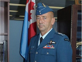 RCAF commander Lieutenant-General Yvan Blondin wearing the new RCAF uniform