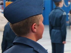 Air Force cadets in 2012.