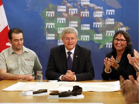 Prime Minister Stephen Harper was all smiles as he announced the Franklin finding Tuesday.