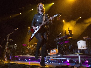 Serena Ryder on stage as Ottawa Folk Festival continues for the second day at Hog's Back Park.