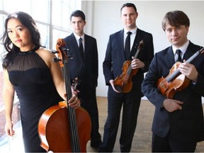 The Calidore String Quartet.