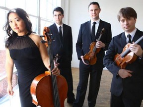 The Calidore String Quartet plays the National Arts Centre on September 28.