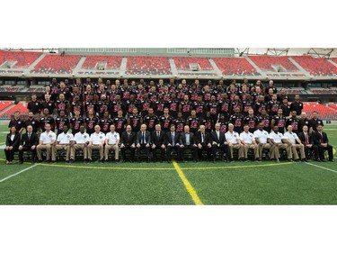 The Ottawa Redblacks had their official team photo taken at TD Place.