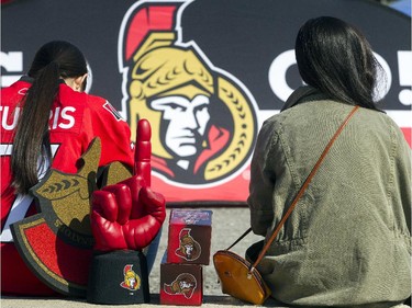 Thousands of people flocked to the Canadian Tire Centre for the Ottawa Senators Fan Fest, Saturday, Sept. 27, 2014.