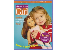 American Girl, a bi-monthly magazine for young girls, was first published in 1992.