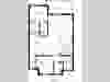 Floor plan of one of the lofts at Créme Condominiums. The lofts start at $289,900 for 1,298 square feet.