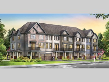Minto's Avenue series of townhomes start at $245,900 for the 1,154-square-foot Abbey. The largest Avenue unit, the Madison at 1,382 square feet and starting at $274,900, has three bedrooms and space for a home office. All the Avenues have a second-storey balcony.
