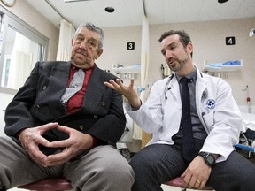 Andre Forget, left, was treated at the Ottawa Hospital General Campus after being diagnosed with TB in 2007. TB clinic head Dr. Gonzalo Alvarez, right, says tuberculosis, thought be many to be eradicated, still exists in Ottawa.