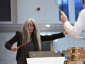 Percussionist Dame Evelyn Glennie takes part in an educational videoconference during the NACO tour of the United Kingdom.


Evelyn Glennie