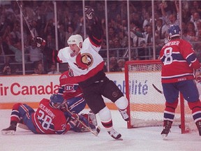 Ottawa beat the Montreal Canadiens 5-3 in the very first home opener Oct. 8, 1992.