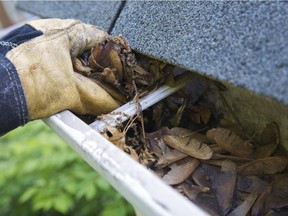 Your fall checklist includes making sure your gutters and downspouts are free of blockages and debris.