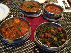 Assorted dishes at Urban Turban in Kanata