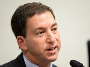 The Guardian's Brazil-based reporter Glenn Greenwald, who was among the first to reveal Washington's vast electronic surveillance program testifies before  the investigative committee of the Senate that examines charges of espionage by the United States  in Brasilia on Octuber 9, 2013, following press reports of US electronic surveillance in Brazil based on leaks from Edward Snowden, a former US National Security Agency contractor.