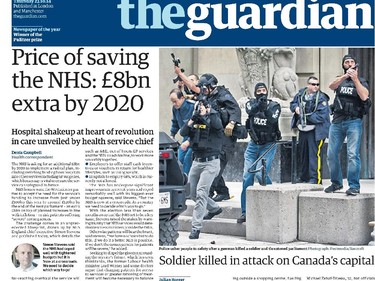 British media coverage with Ottawa Citizen photos
Guardian