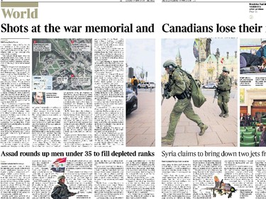 British media coverage with Ottawa Citizen photos
The Times