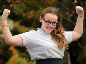 Caroline Capehart, 14, is a leukemia survivor who is helping to lead Ottawa's Light the Night Walk on Oct. 18.