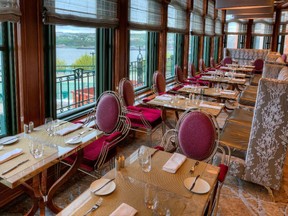 The Champlain restaurant in the Fairmont Le Chateau Frontenac has benefitted from a massive, recent renovation.