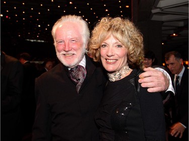 Dan Logue with his wife, Janet Yale, a former chair of the NAC Gala, held Thursday, Oct. 2, 2014, at the National Arts Centre in support of the National Youth and Education Trust.
