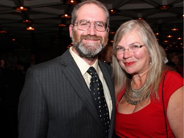 Doug Baum, former head of the Defence Counsel Association of Ottawa, with his wife, Ulle Baum, at the Ottawa Symphony Orchestra's Fanfare post-concert reception held at the National Arts Centre on Monday, Oct. 6, 2014.