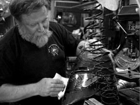 Bill Fedun crafted armour and edged weapons in his Metcalfe workshop. He died Oct. 8 at age 58.