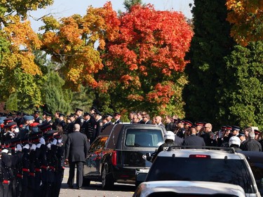 Funeral procession for Staff Sgt. Kal Ghadban.