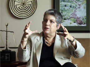 Former U.S. homeland security head Janet Napolitano worried about Canada.