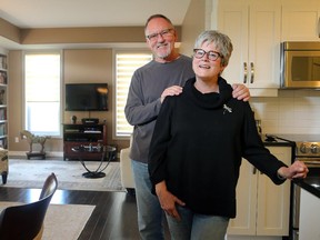 Janice and Dan Kennedy downsized from a four-bedroom home to a 1,200-square-foot condo in Orléans.