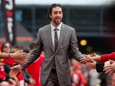 Jared Cowen is greeted on the red carpet.